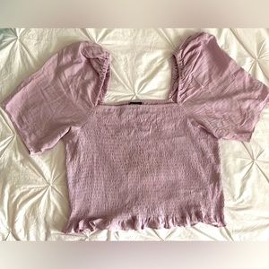 Express Women’s Crop Top~size XL~Lilac Color